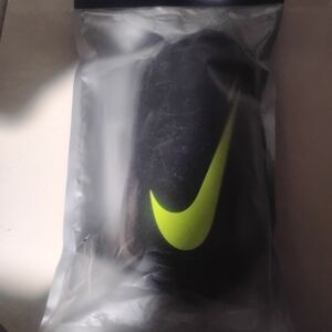 Nike Black and Neon Green Socks